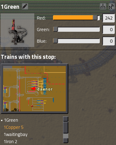 Train gui