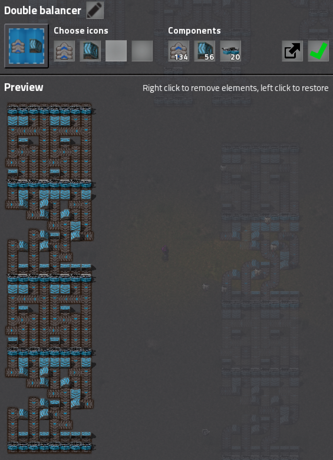 My own 8-lane doubled balancer