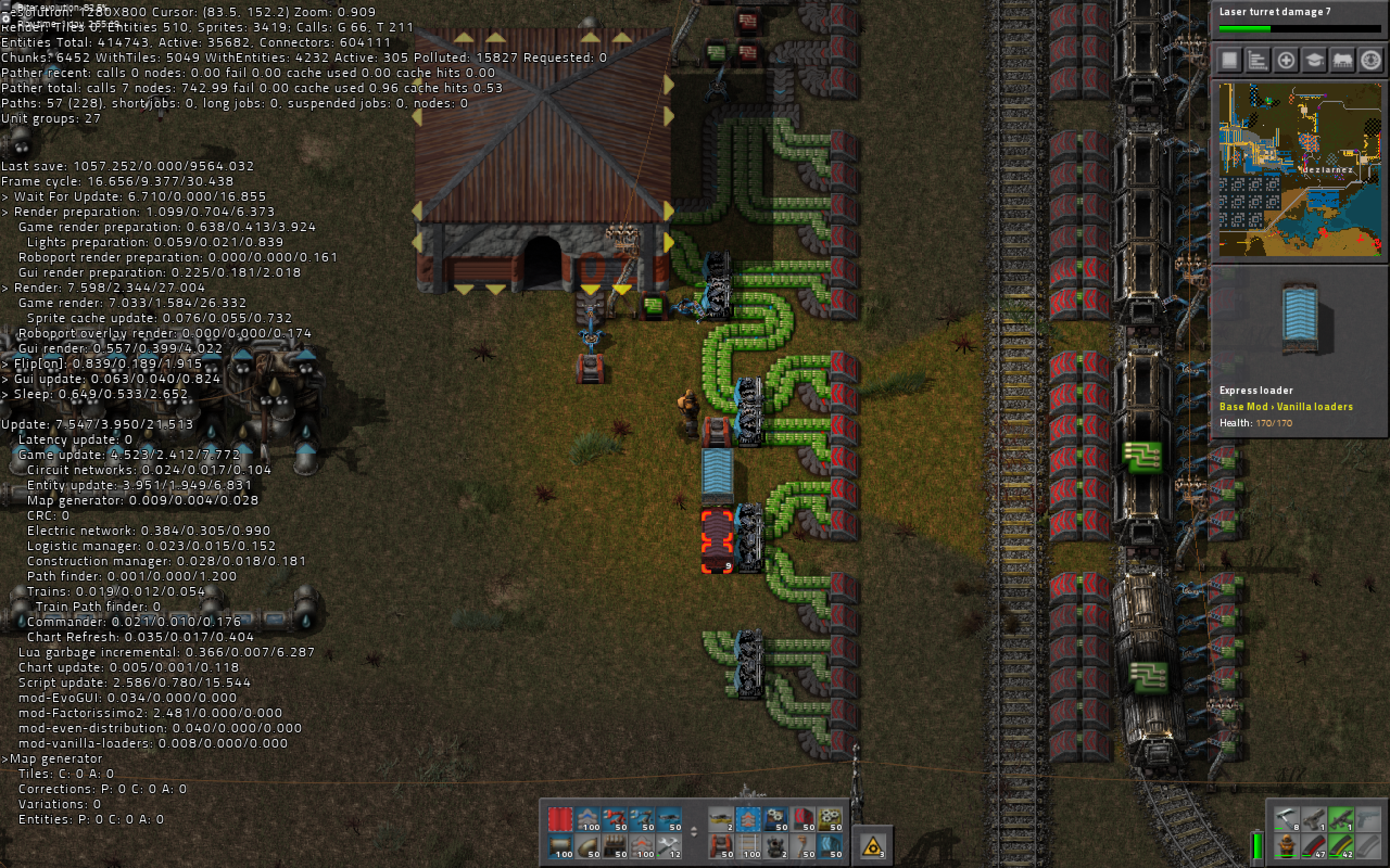 debug info while crashed