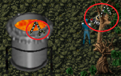 As you can see, the inserter arm is shown up the tree, but the inserter arm isnt, and same with the other entity