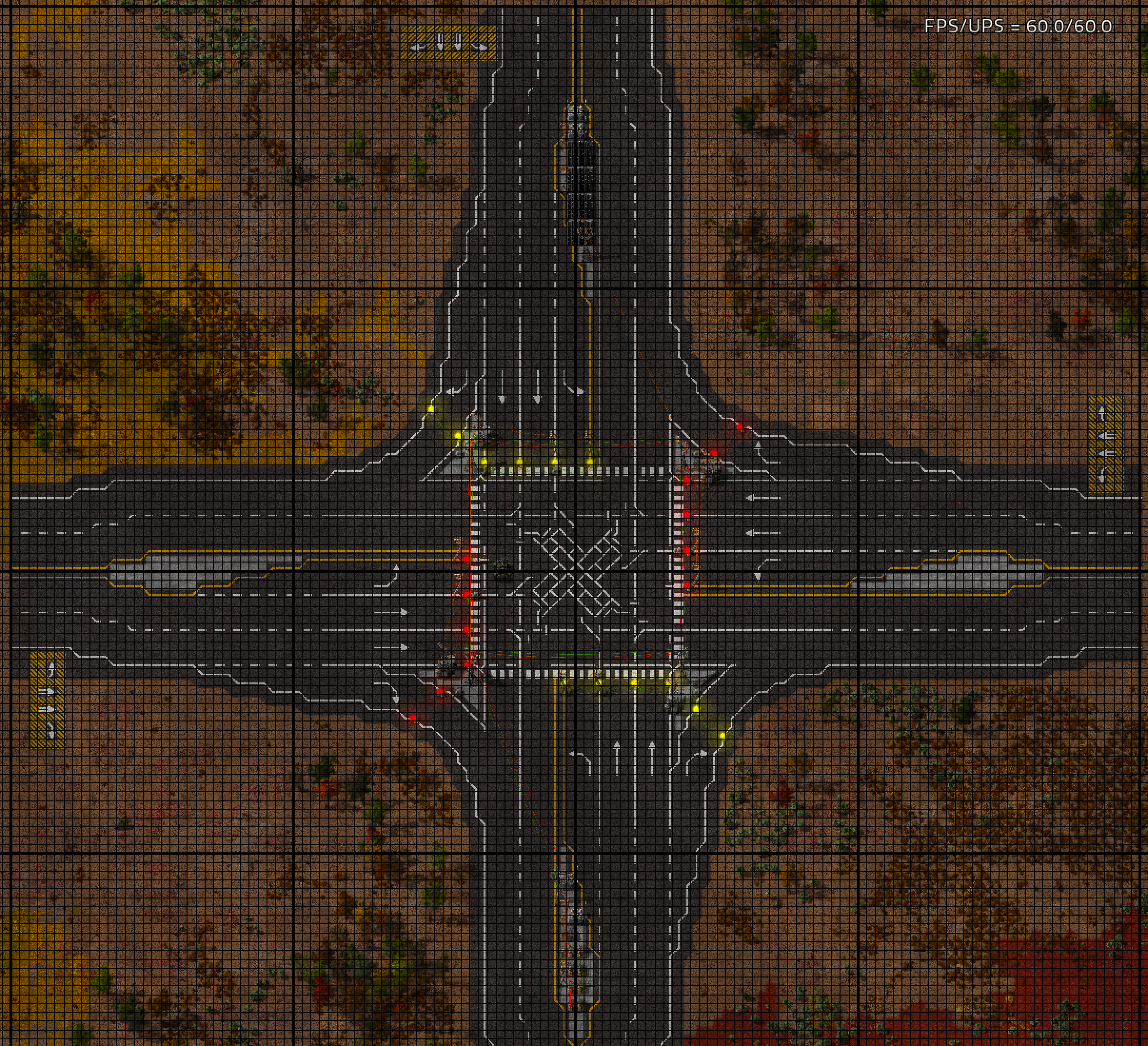 v1.1 4x4 intersection (both lanes through)