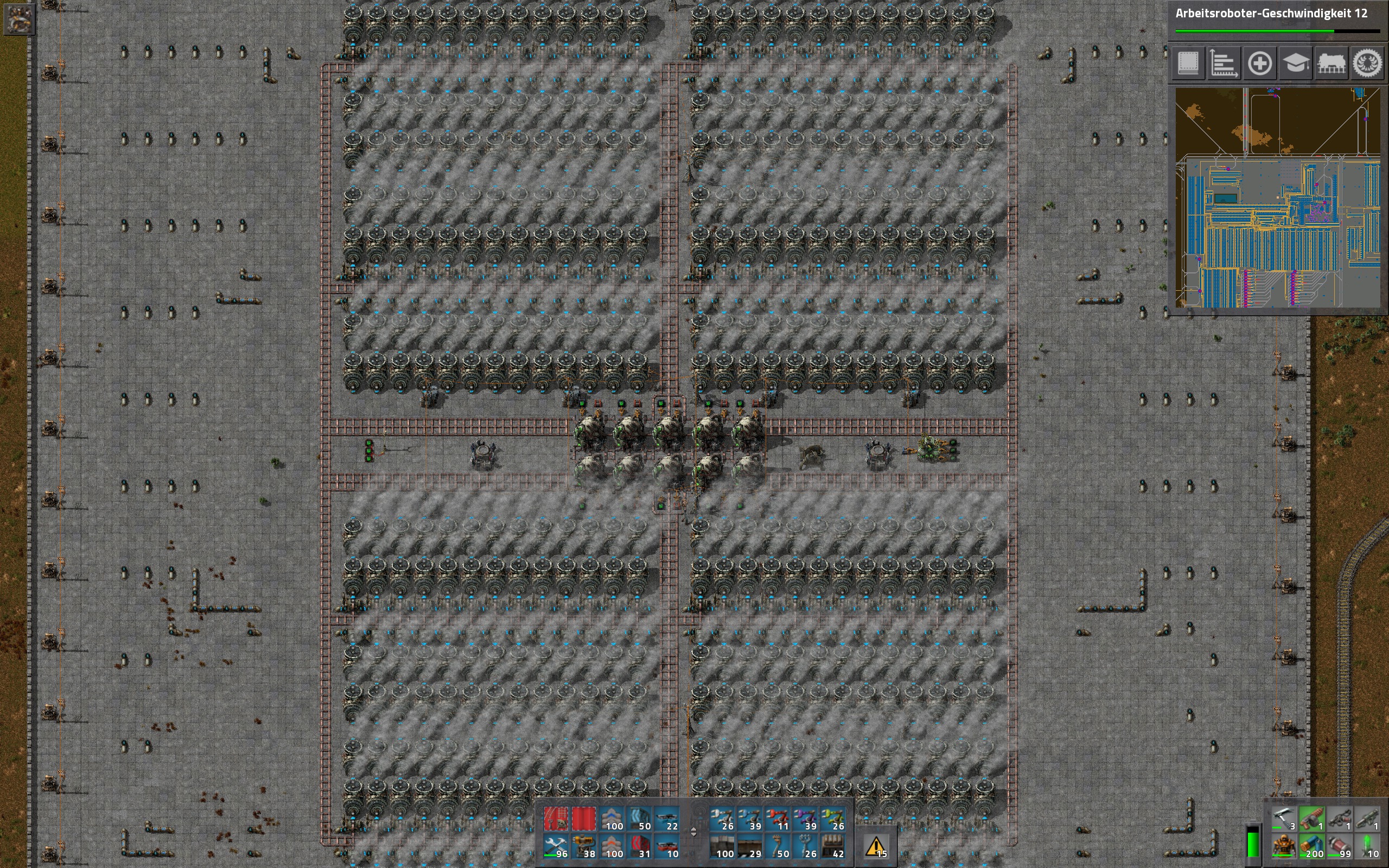 My power plant running on 98% capacity.