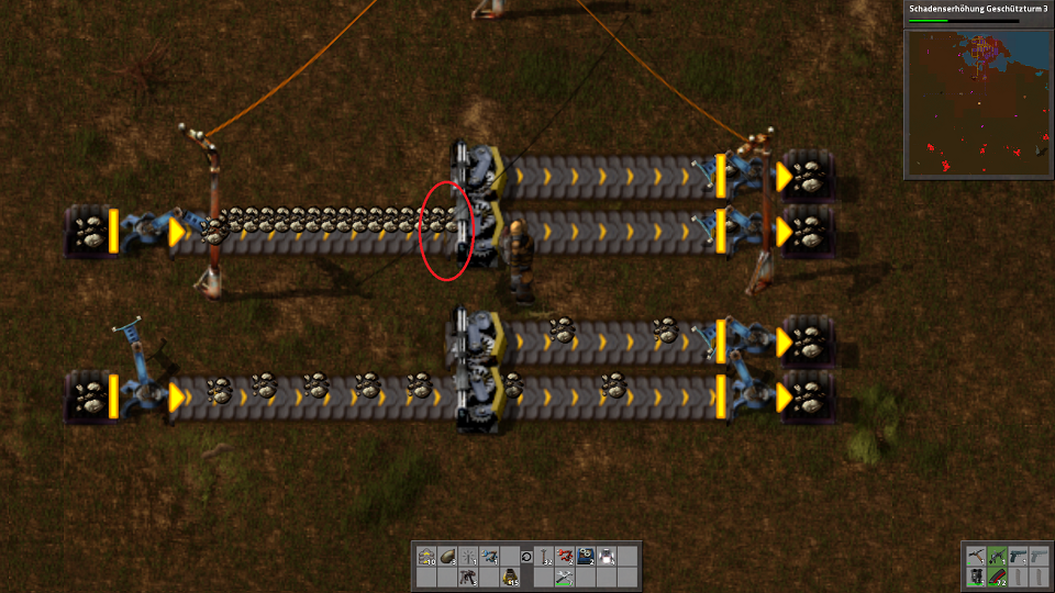 Splitter not working after rotation