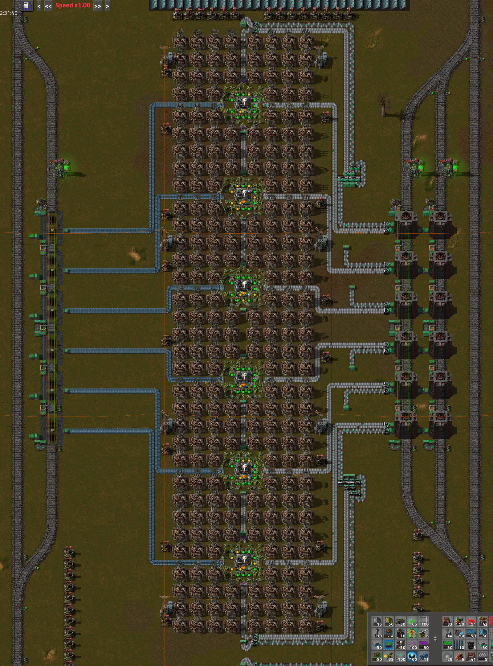 Smelter using belts