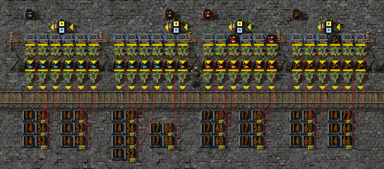 Overview over the station. Logic elements are pulled out a bit to offer a better view.