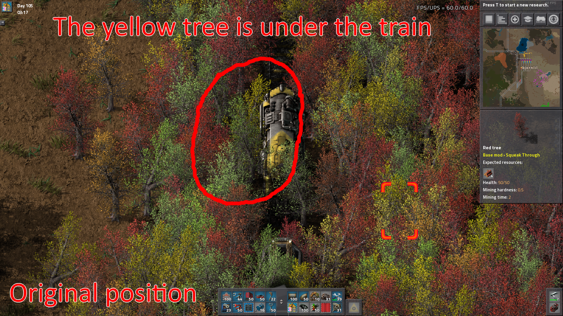 Tree under train.png