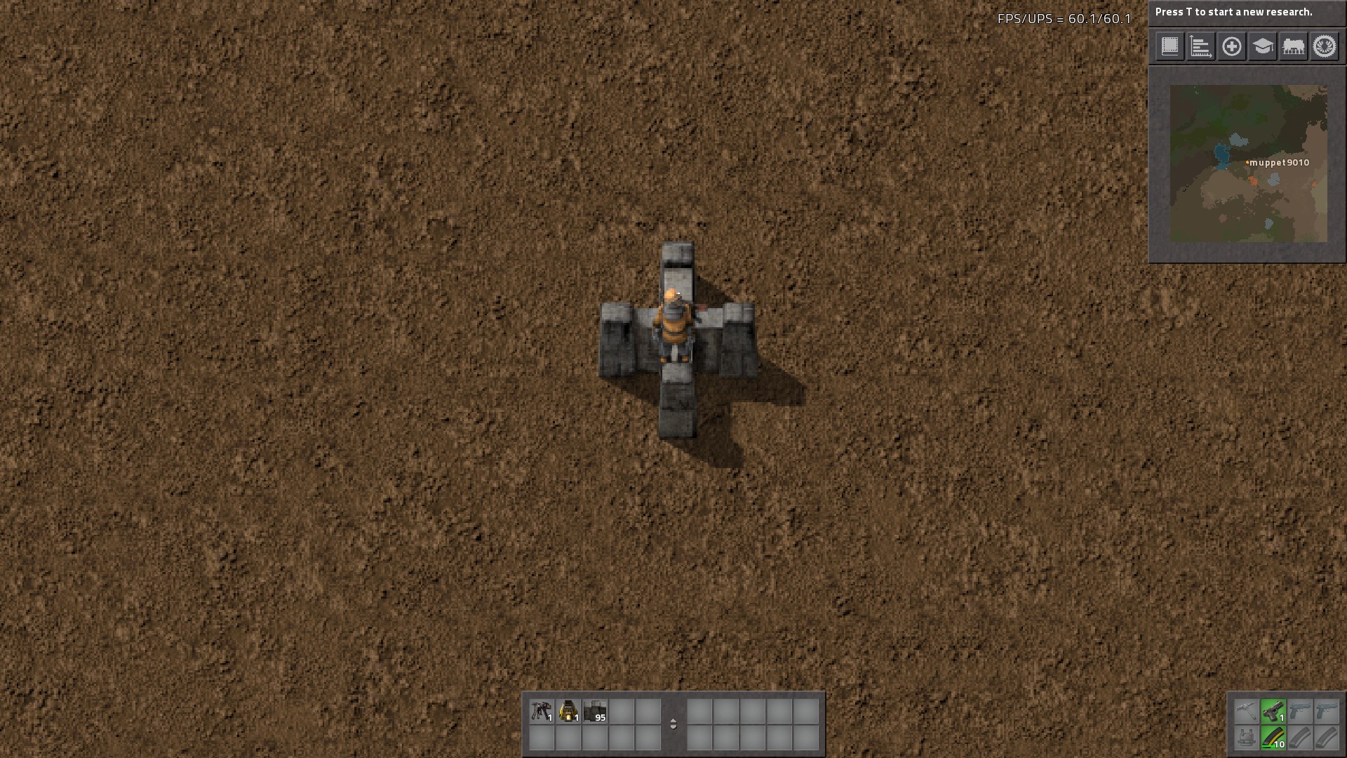 locked in by wall on-top of me