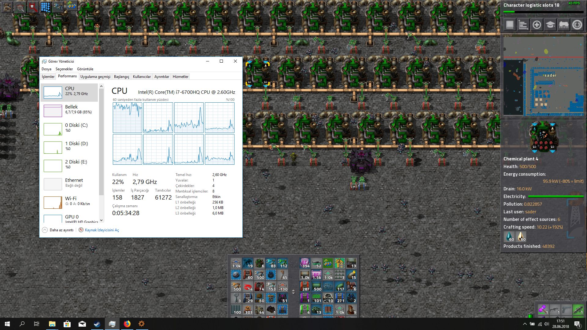 as you can see cpu doesnt past 2.8ghz but it can go as much as 3.1 ghz