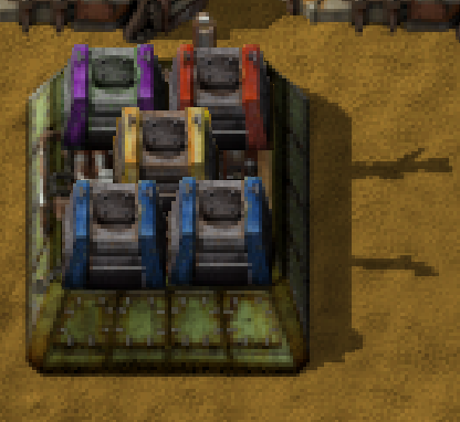 Click the chests to open the logistics interface.