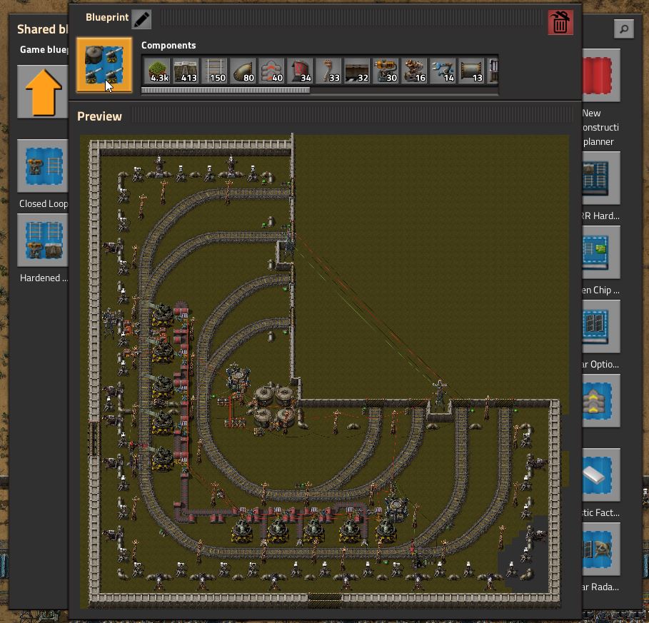 Factorio Blueprint icons can be changed in invintory