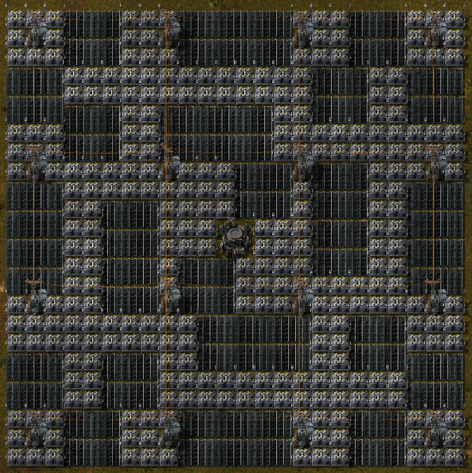 120 solar panels<br />286 accumulators