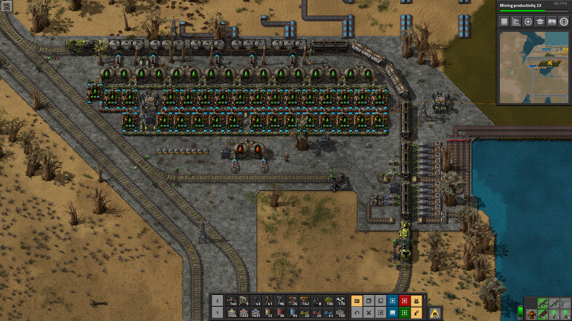 Lubricant loading corner station