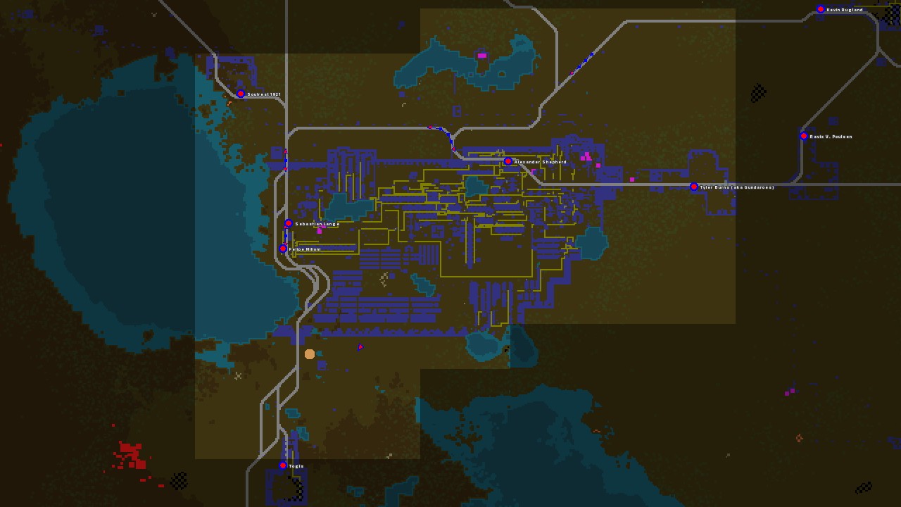 Chaotic Map featuring some Mining Drill Operators