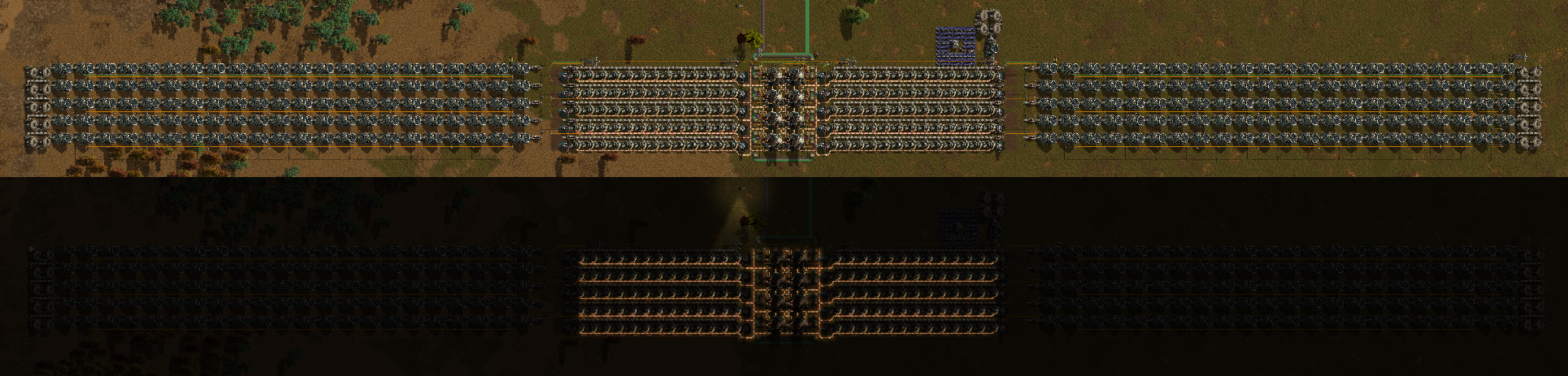 Reactor at day and night