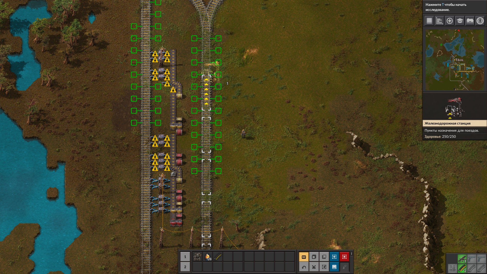 5 railway cars - work