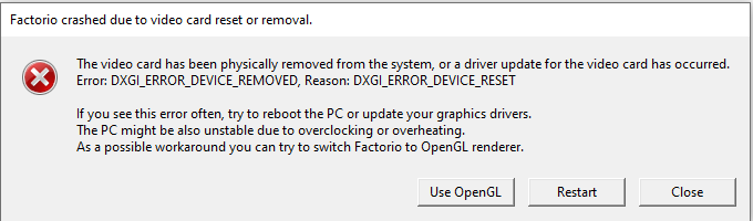 Screenshot of the message