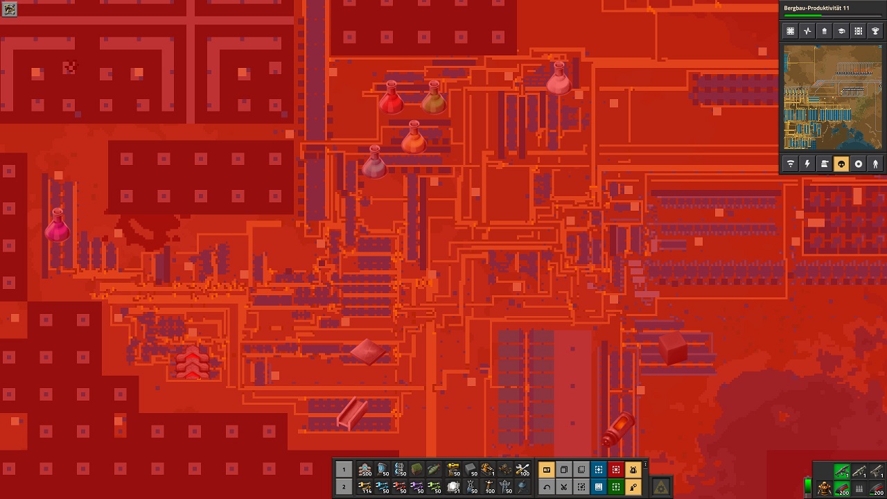 Map with pollution overlay