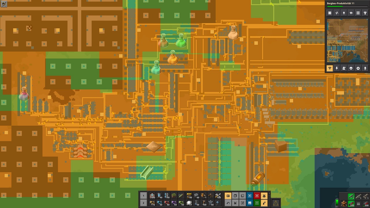 Map with logistics overlay