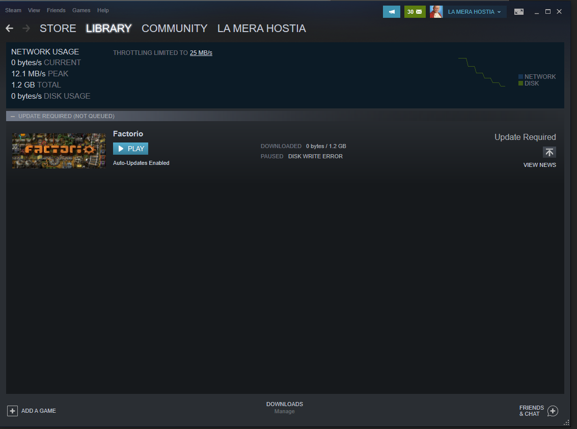 First time I use &quot;Download now button&quot;