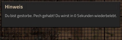 „Du bist Gestorbe&quot; Correct would be „Du bist gestorben&quot;