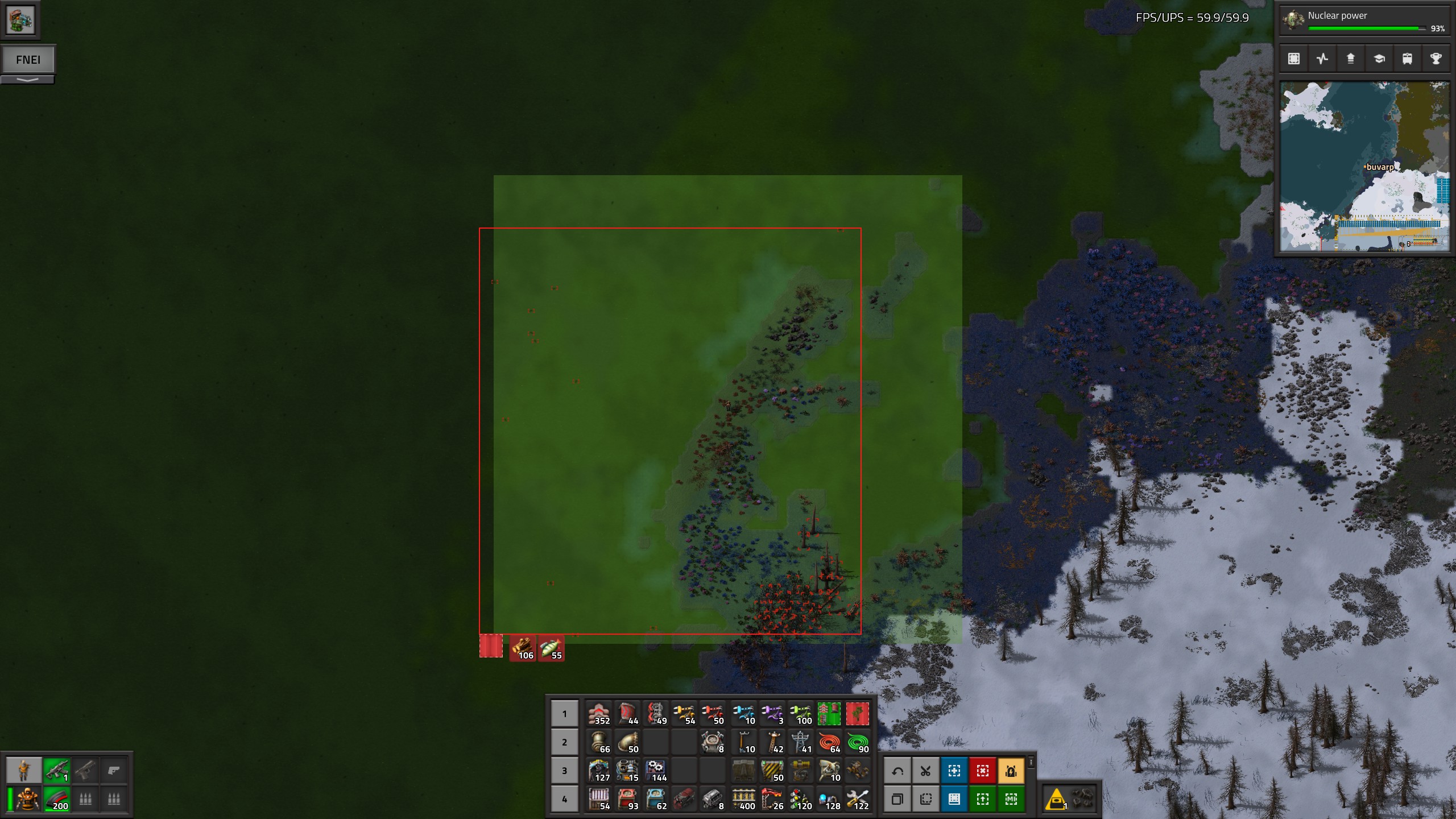 It selects trees and fish