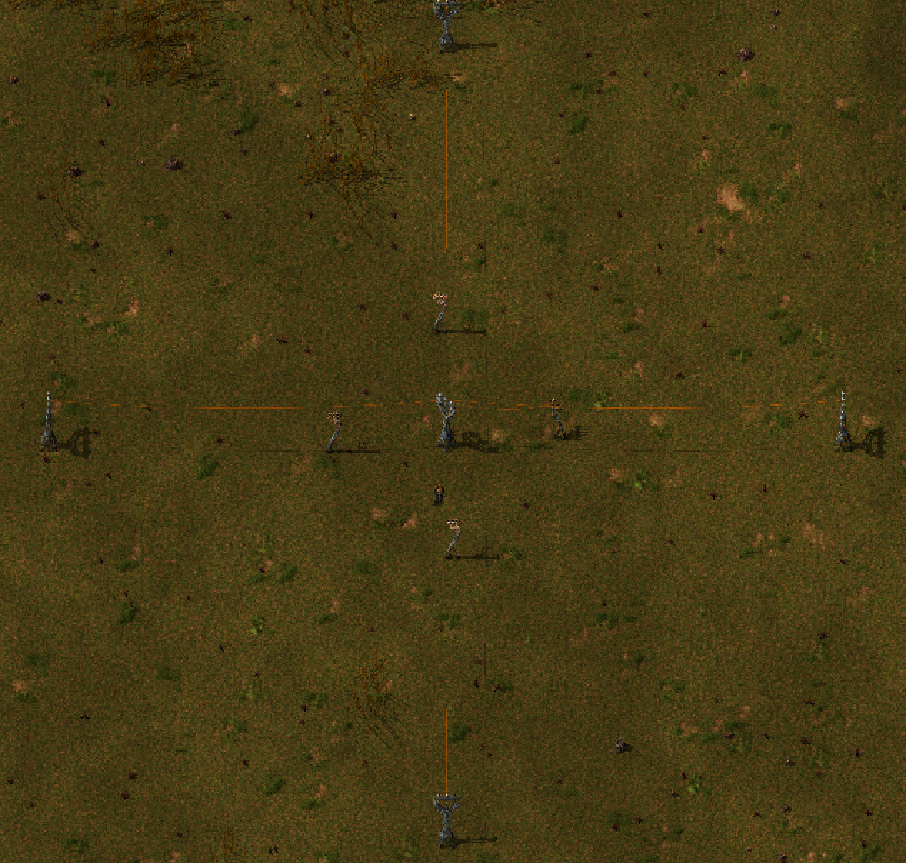 This configuration of power poles cannot be wired because of the 5 wire limit.