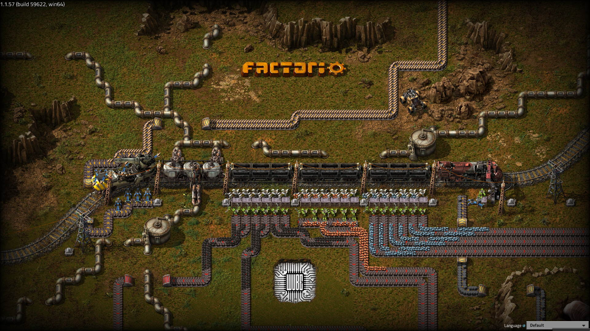 Factorio train load фото 49