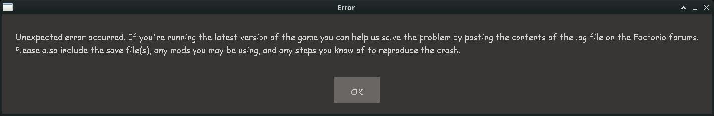 Error Message Prompted after starting the game in steam