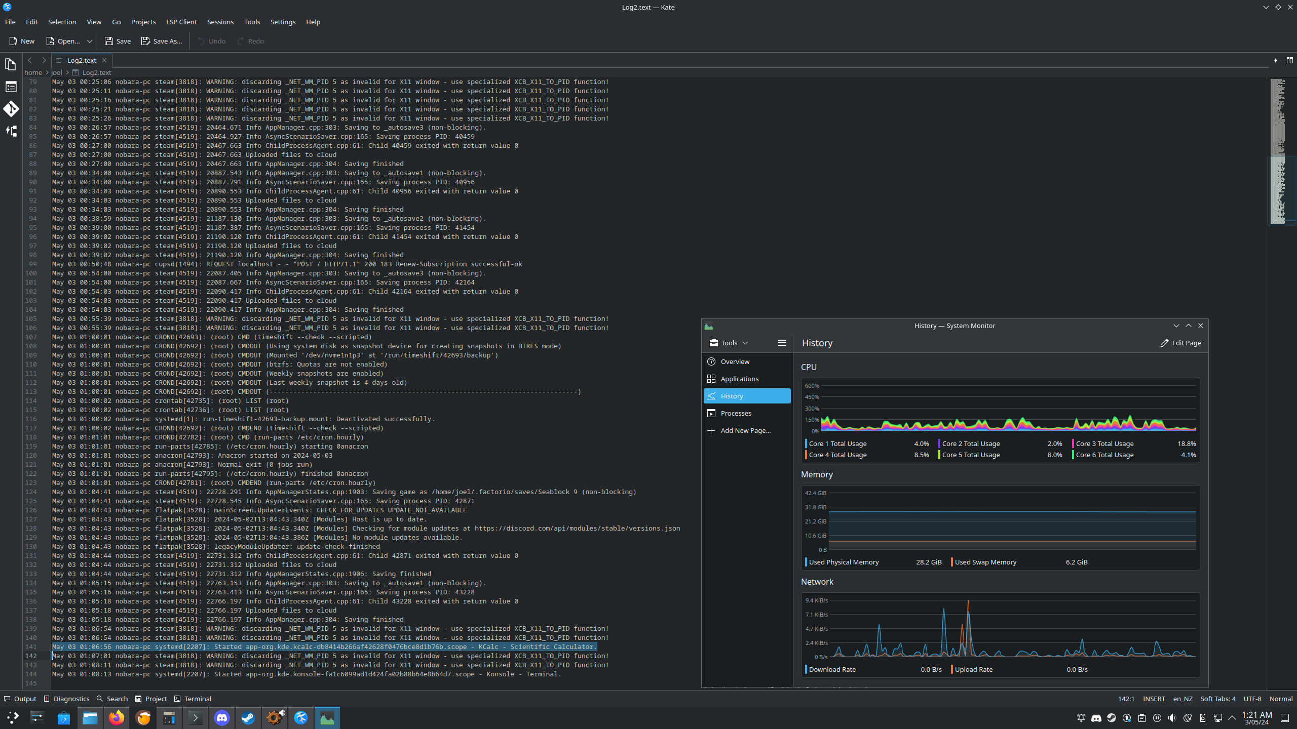 Sysmonitor after freeze