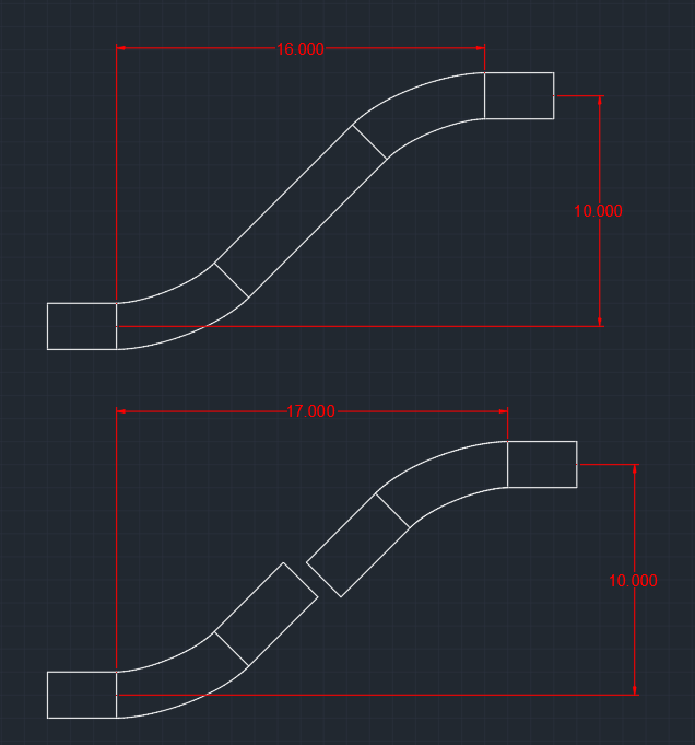 track on a grid with offset problems