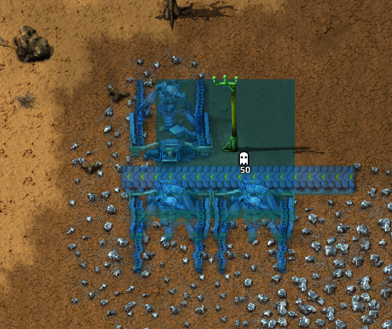 Lack of highlighted power coverage for ghost buildings