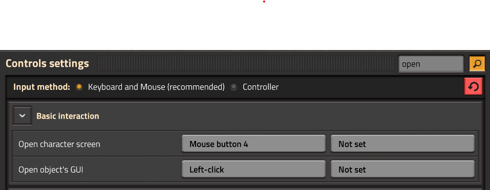 Switched binding to Mouse button 4