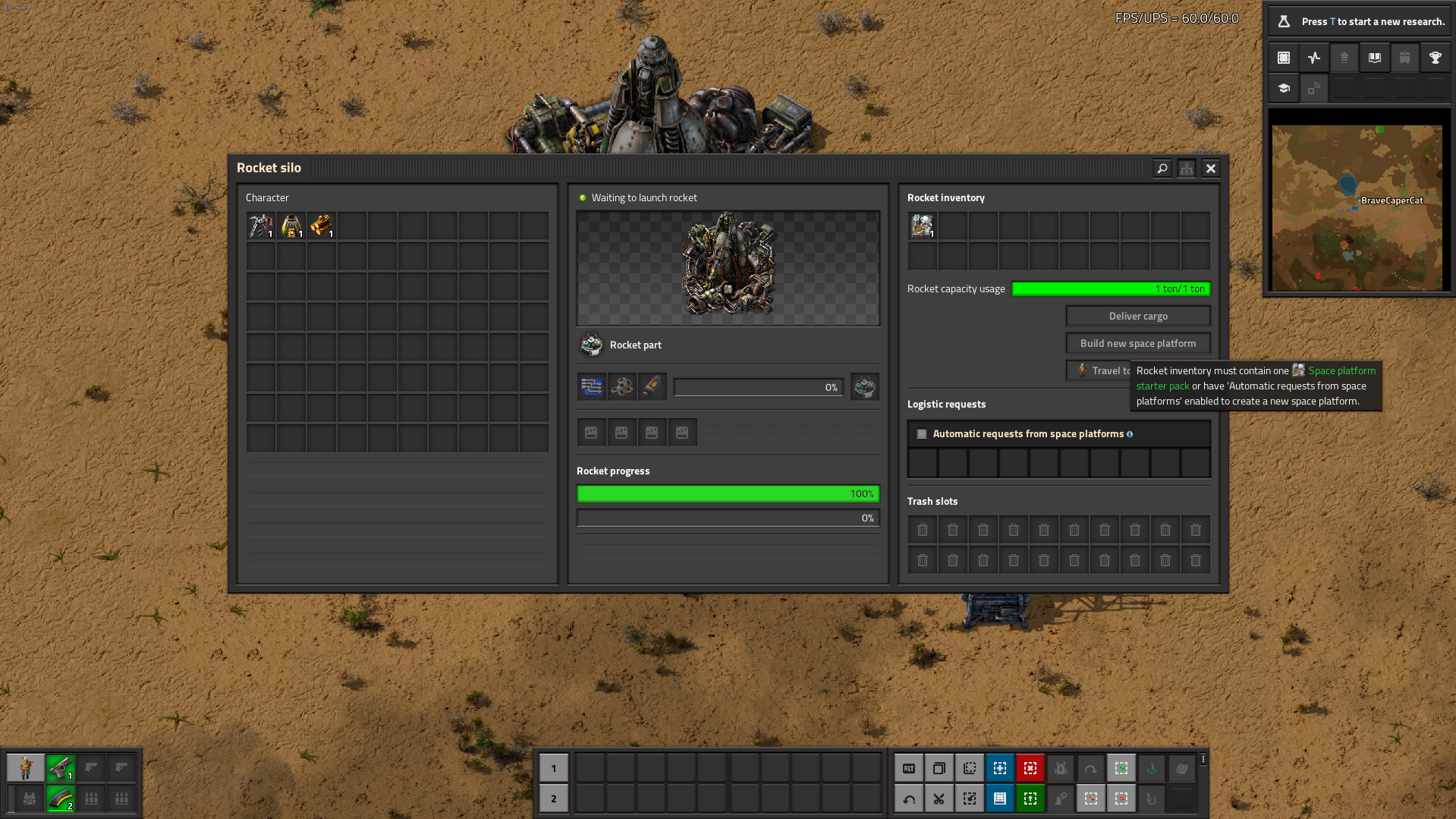 Screenshot of the issue.