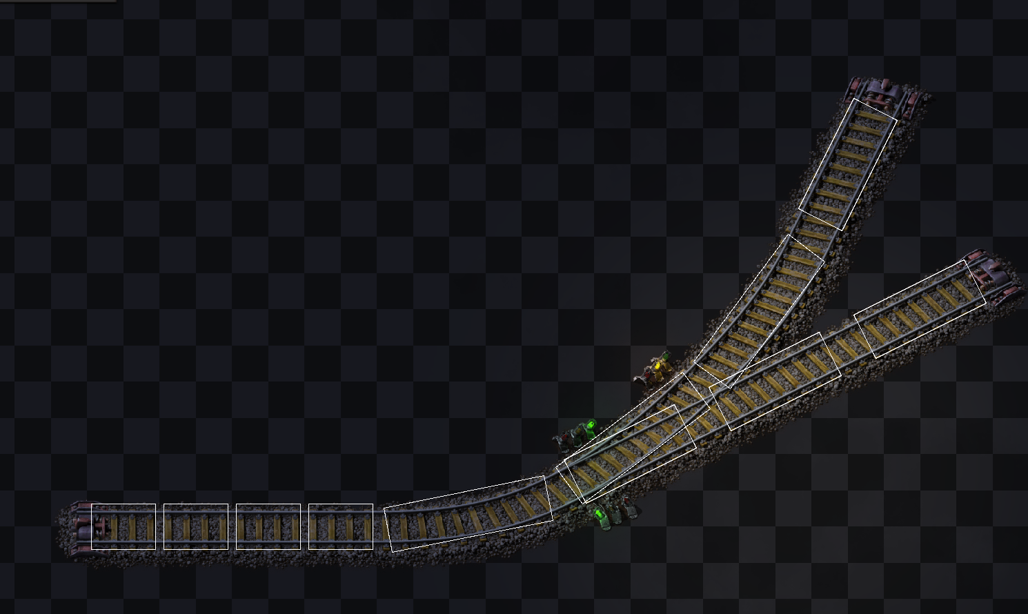 Rail signal does not recognize block split