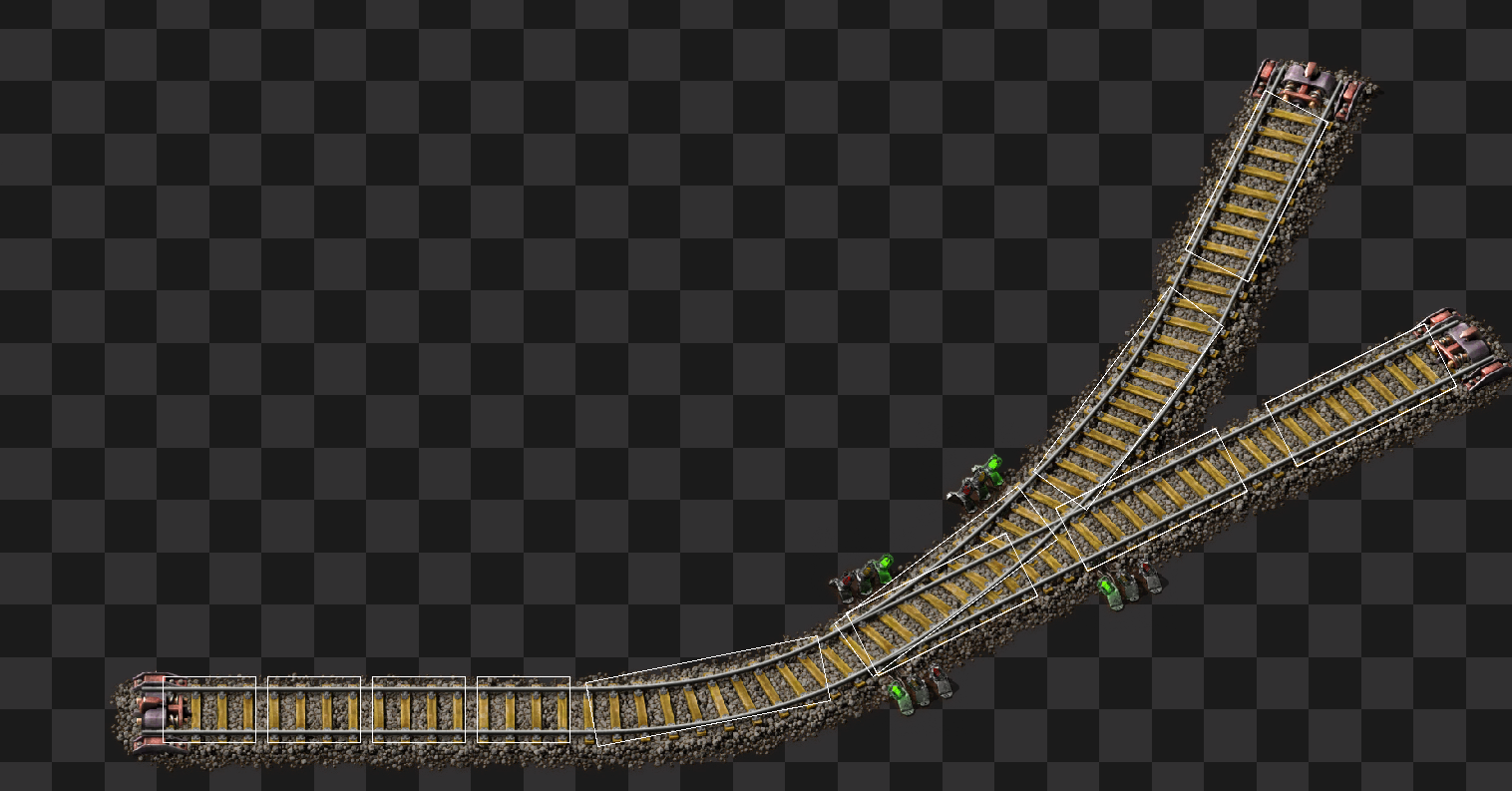 Rail signal recognizes block split only when opposing signal is present