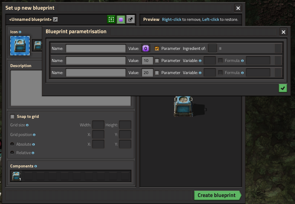 (No parameter == 3)