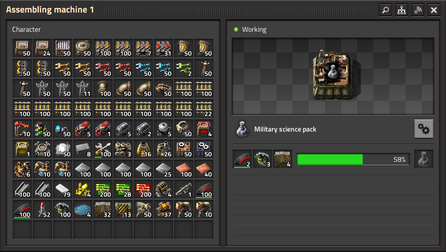 normal machine GUI
