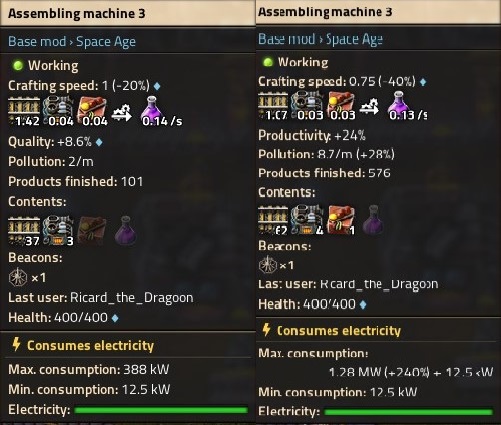 Extracted from two screenshots and merged. Displays the difference in how module stats are displayed. Please pardon the inconsistent resolution.