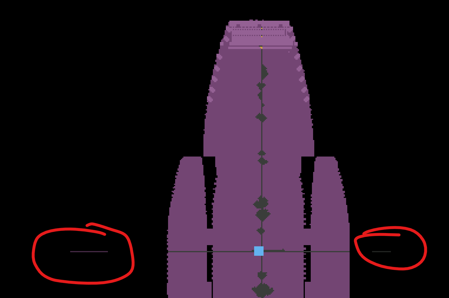 Platform &quot;Galactica&quot;: Shows the issue on both sides of the hub