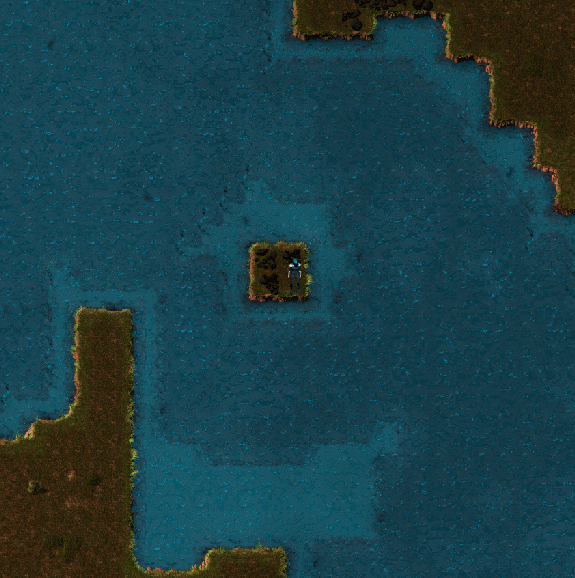 I too spawned on an island