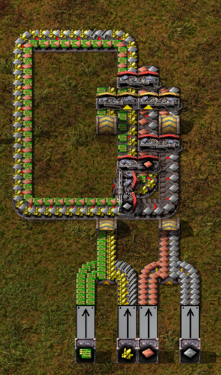 Factorio shop sushi belt