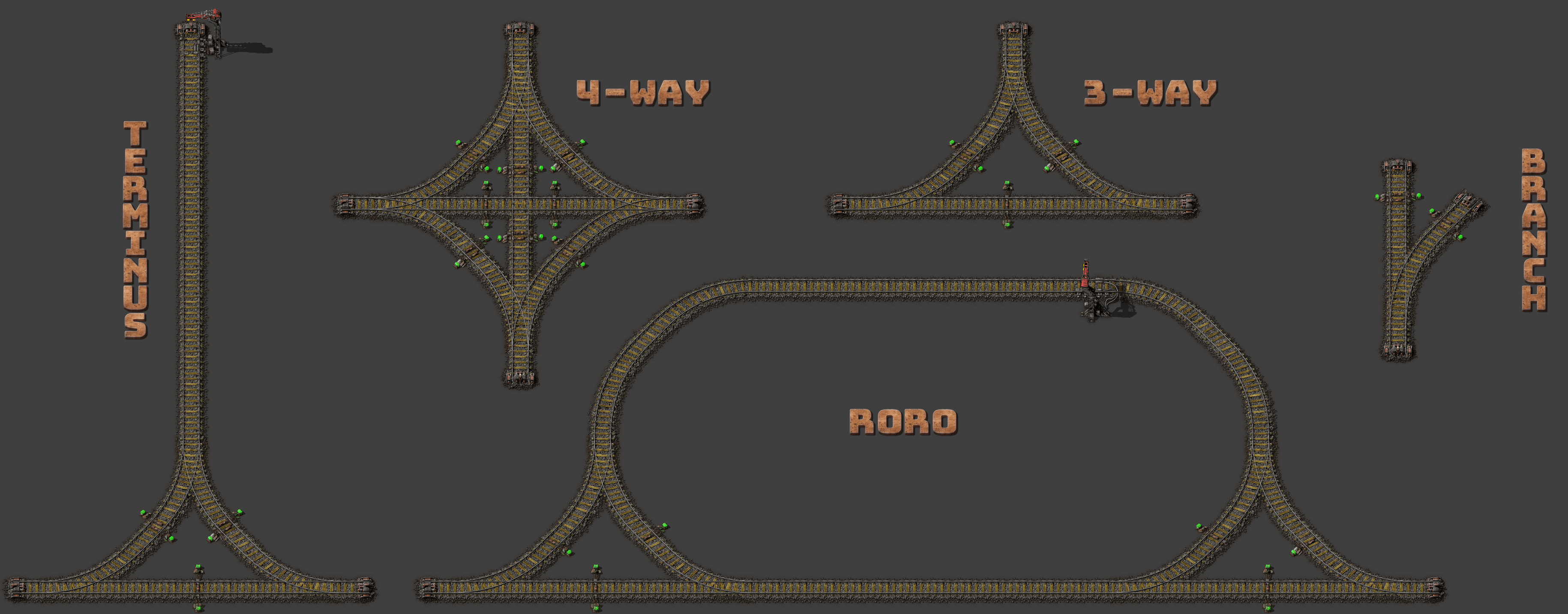 Refinement Installation forbruger How-to: Two-way rails - Factorio Forums